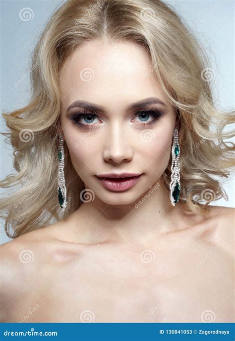 Portrait Of A Beautiful Girl Glamorous Stock Image Image Of Young