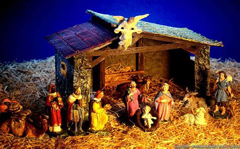 Christmas Nativity Scene Desktop Wallpaper Maxipx