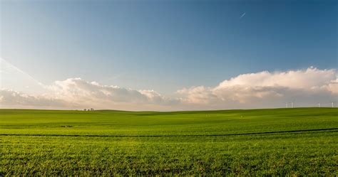 Free photo: Open Field - Agriculture, Clouds, Countryside - Free