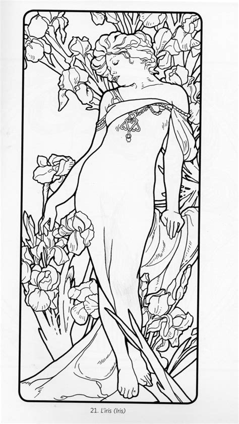 Aublankhtml Art Nouveau Illustration