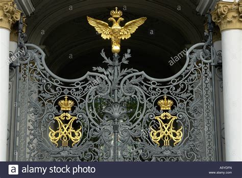 The symbol is much older, and its original meaning is debated among scholars. Painet jj2017 russia russian double headed eagle gate ...