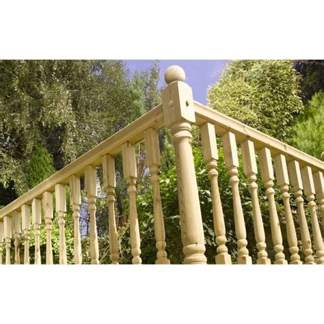 Handrail height should be between 34 and 38 inches measured vertically from the sloped plane adjoining the tread nosing. Universal Handrail/ Baserail 2.4m for Decking