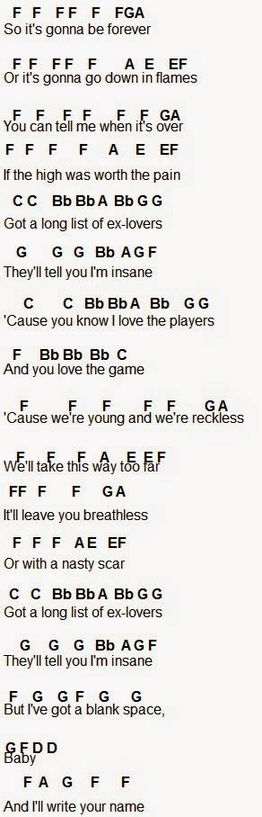 Maybe you would like to learn more about one of these? Flute Sheet Music: Blank Space