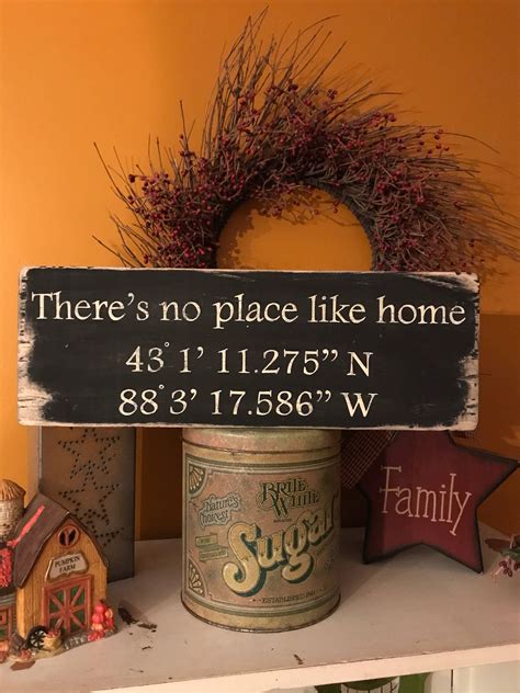 There's no place like home Mothers Day Gift Idea | Etsy | Theres no place like home sign, Theres 