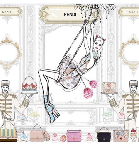 fendi megan hess megan hess illustration illustration artists travel illustration drawing