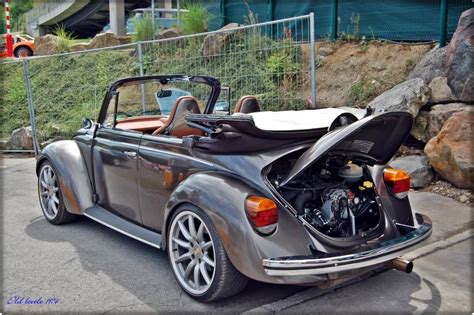 german look vw beetle cabriolet with subaru 2 0l turbo vwrxproject vwrx vw volkswagen t1