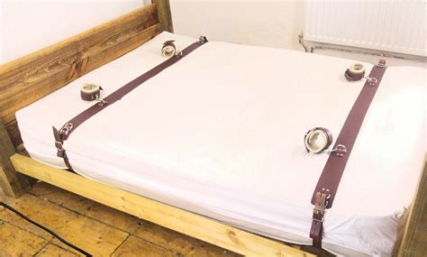 Bed Restraints Leather Bondage Restraints Hospital Medical Etsy
