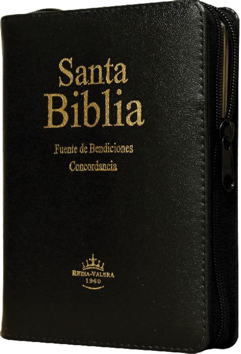 Biblia Reina Valera 1960 Compacta Pequeña Imi Piel Acolchada Negro