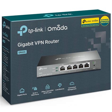 Tp Link Omada Er605 Gigabit Vpn Router Tl R605 Cablematic