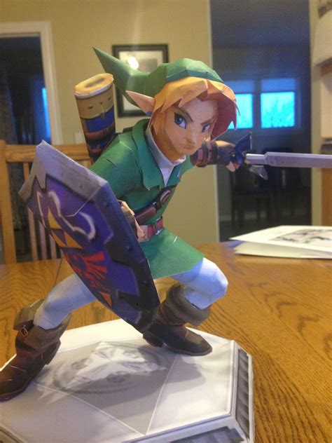 Awesome Fan Made Link Papercraft Zelda Dungeon