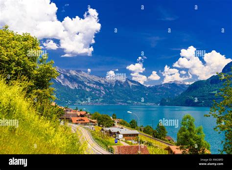 Lake Brienz Oberried Am Brienzersee Interlaken Oberhasli Bern