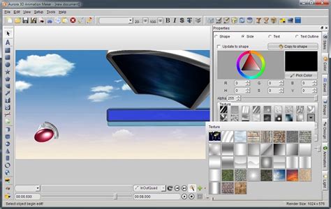 Aurora 3d Animation Maker Screenshots