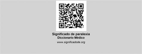 O Que Quer Dizer Paralexia
