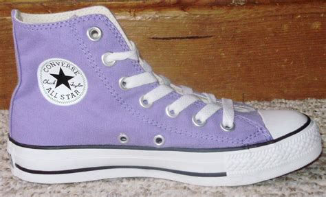 Converse Purple Lavender Sneakers Girls Shoes All Star Hi Top Chuck Taylor Sz 3 Girls Sneakers
