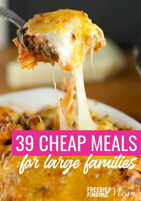 Whether food preparation for a crowd or simply a few, these sunday dinner ideas. 39 Cheap Meals for Large Families | Recipes for Budget Meals