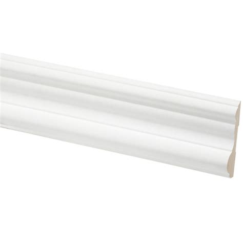 Elite moldings chair rail is made from mdf and come in a variety of shapes and sizes to suit your decorative needs. Moulding - Primed MDF Chair Rail | RONA