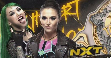 Wwe Nxt Womens Tag Team Championship Match Announced For After Backlash