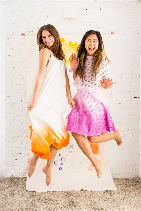 Jump Into Spring With This Diy Dip Dye Ombré Dress Dresses Ombre