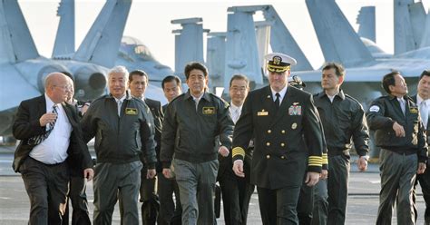 Us Japanese Naval Forces Stage Show Of Strength