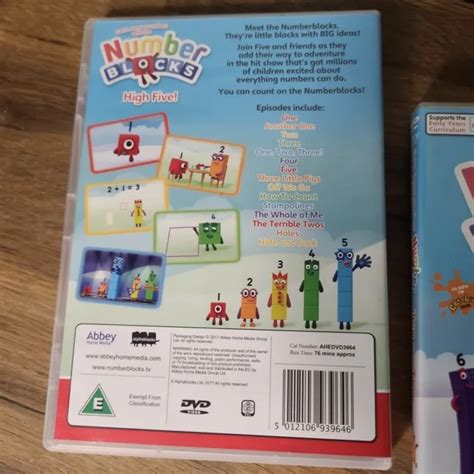 Numberblocks Dvd Volume 1 And 2 High Five Educational Counting