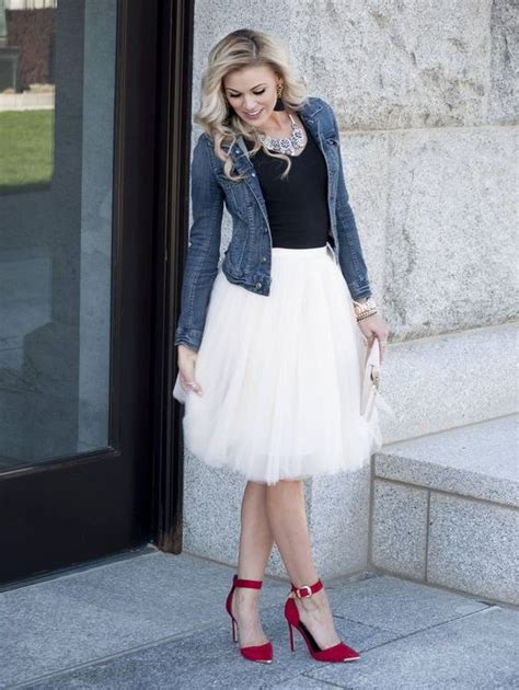 How To Wear A Tulle Skirt 16 Cute Tulle Skirt Outfits Vlrengbr