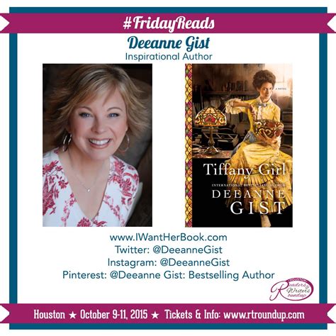 Our Fridayreads Is Deeanne Gist Bestselling Author Come Meet Deeanne At Our Houston