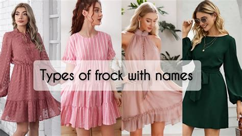 Different Type Of Frock With Namesfrock Design For Girls And Women