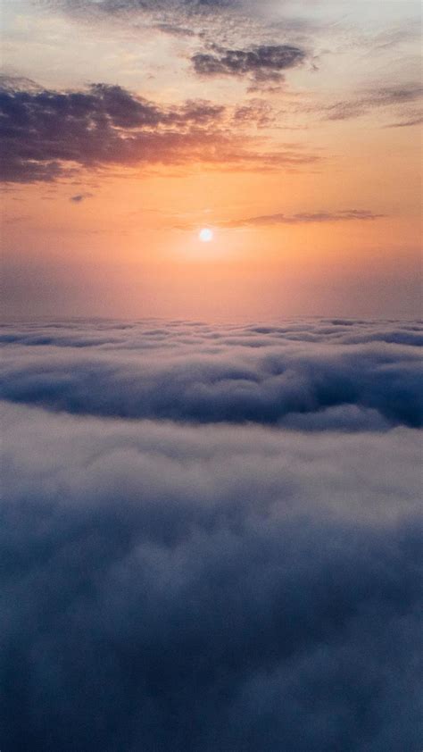1080x1920 Sea Of Clouds Clouds Sea Sunset Nature Hd 5k For Iphone
