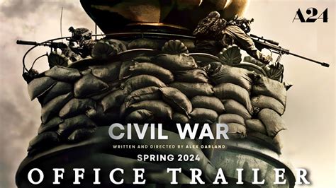 Civil War Trailer 2024 Alex Garland Kirsten Dunst Civil War Movie