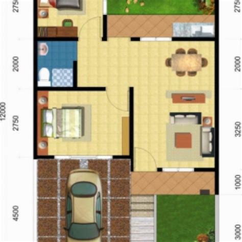 Desain rumah 3 kamar tidur dengan konsep minimalis, modern, dan kontemporer. Denah Rumah 3 Kamar Ukuran 6x12 Terbaik dan Terbaru ...