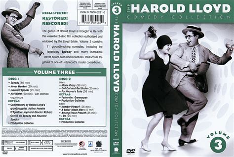 The Harold Lloyd Comedy Collection Volume 3 Tv Dvd Scanned Covers