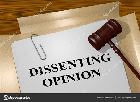 Dissenting Opinion - legal concept — Stock Photo © Premium ...