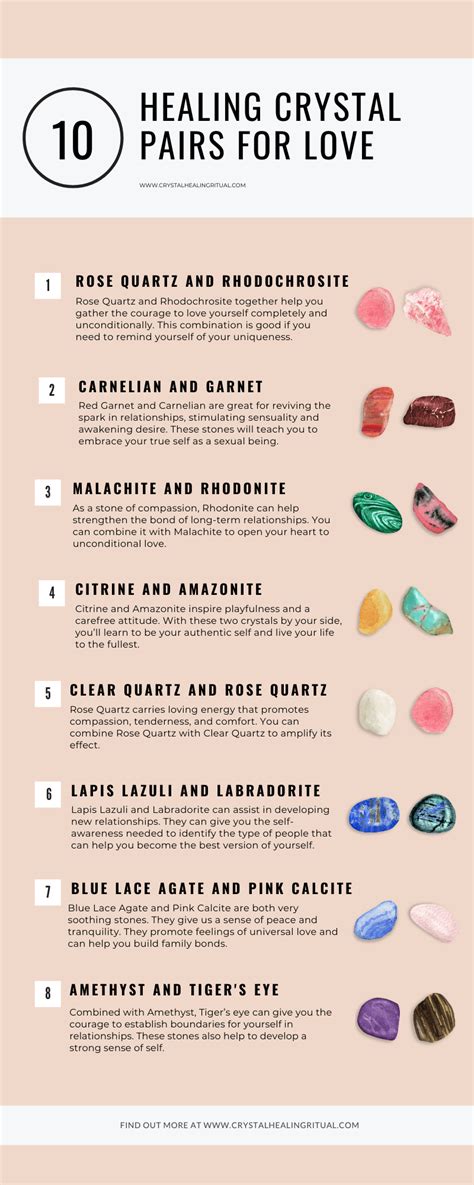 The Best Crystal Combinations For Love Crystal Healing Ritual