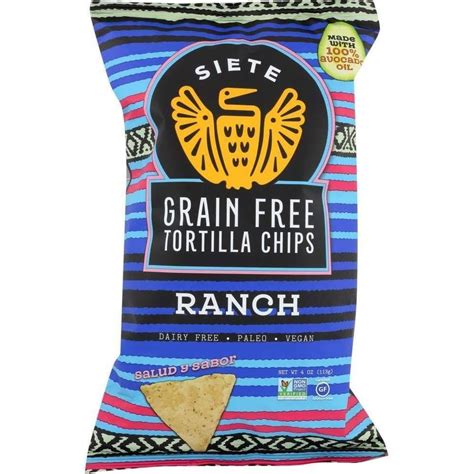 siete tortilla chips grain free ranch 4 oz wgl 2 s