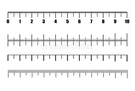 Open new window to create pdf and print. Vector Set Of Metric Rulers In Flat Style. Ruler Scale ...
