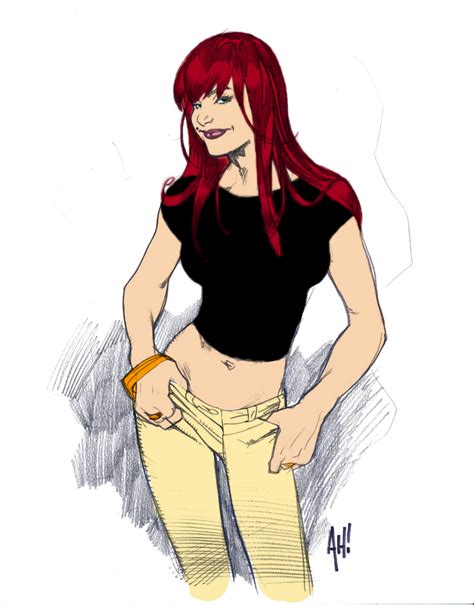 Mary Jane Watson By Adam Hughes By Captainbananamuffin On Deviantart