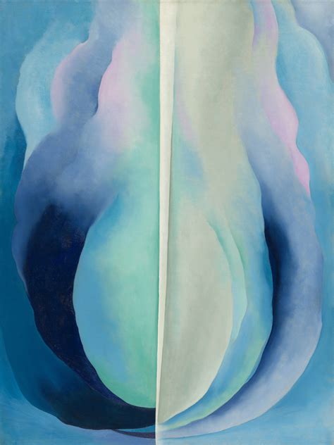 Georgia Okeeffe Abstraction Blue 1927 Moma