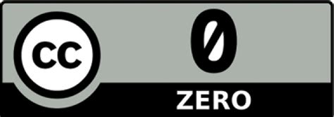 Logo Of The Cc Zero Or Cc0 Public Domain Dedication License No