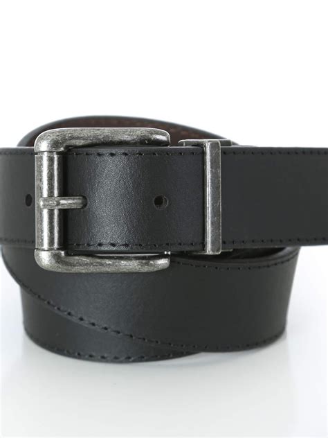 Wrangler Mens Genuine Leather Reversible Belt