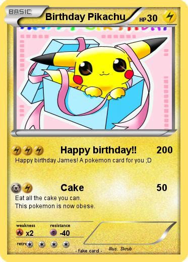 Pokémon Birthday Pikachu 49 49 Happy Birthday My