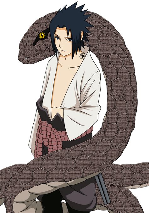 Image Uchiha Sasuke With Snake By Skurpixpng Naruto Profile Wiki