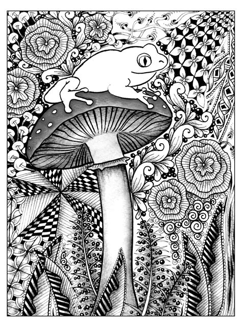 Search through 623,989 free printable colorings. Free coloring page «coloring-frog-jungle». A cute frog on ...