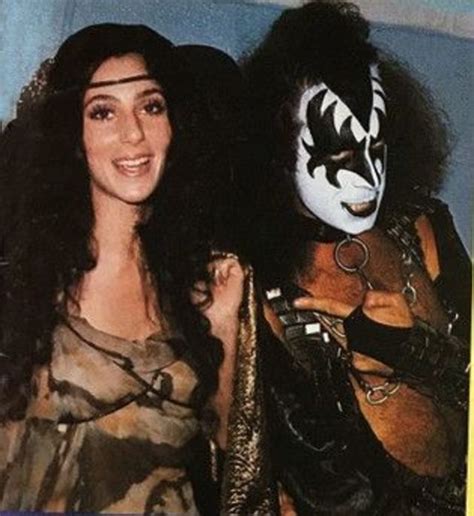 Photos Of Cher And Gene Simmons During Their Short Dating In 1979
