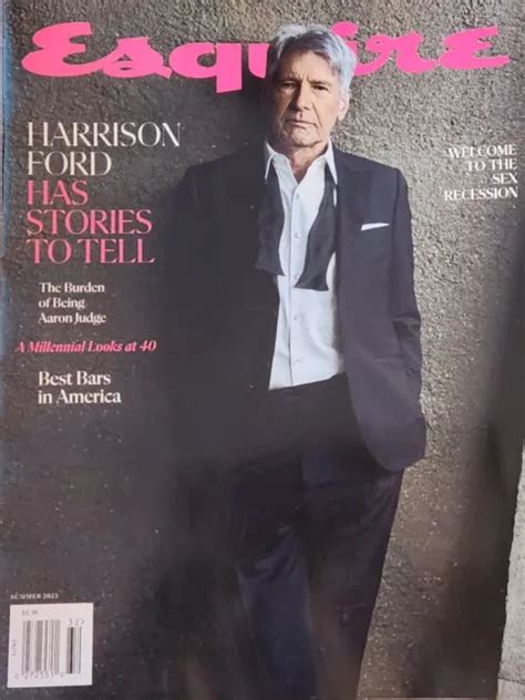 HARRISON FORD Esquire Magazine Summer 2023 Brand New 16 77 PicClick