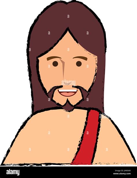 Jesuschrist Face Cartoon Stock Vector Image And Art Alamy