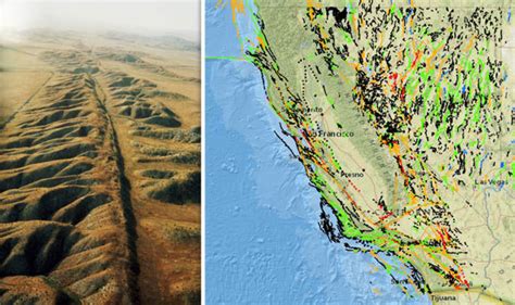 California Earthquake Is The San Andreas Fault Line At Risk Of The Big