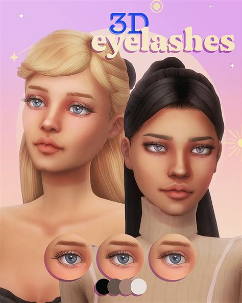 3d Eyelashes ｡part 1 Miiko Sims 4 Sims 4 Cc Skin Sims 4 Cc Eyes
