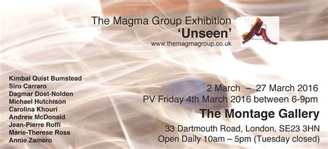 Unseen The Magma Group Jacksons Art Blog