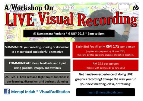 We are creating niche programmes which are lacking in the market but where qualified personnel are needed in the workforce. A workshop on LIVE Visual Recording in Damansara Perdana ...