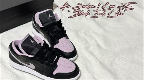 Jordan 1 Low Se ‘ Black Iced Lilac ‘ 🔥 Details On Feet Review